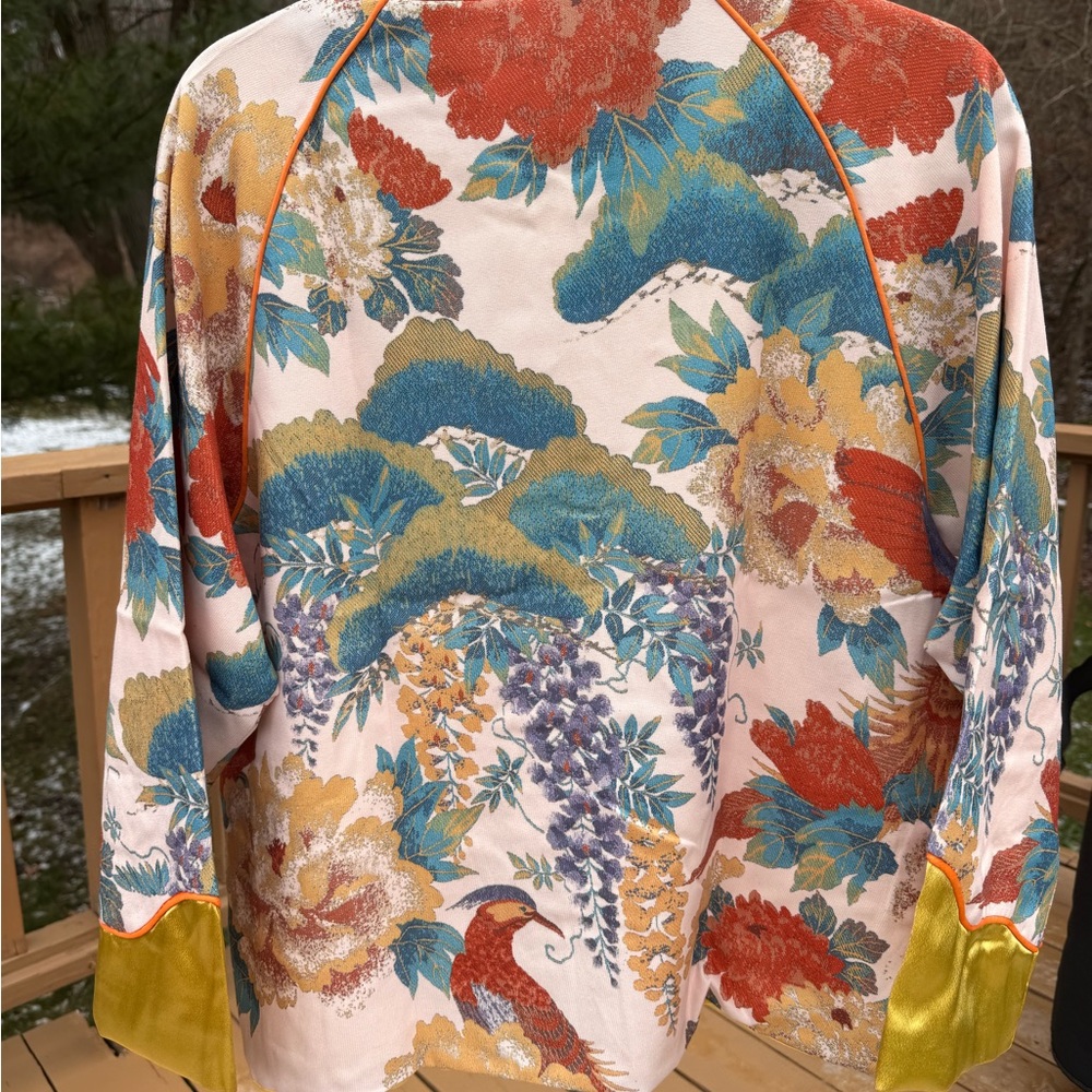 Fashion Classic Collection Tapestry Layering Kimono Asian Inspired NWT Size M/L - Picture 7 of 15